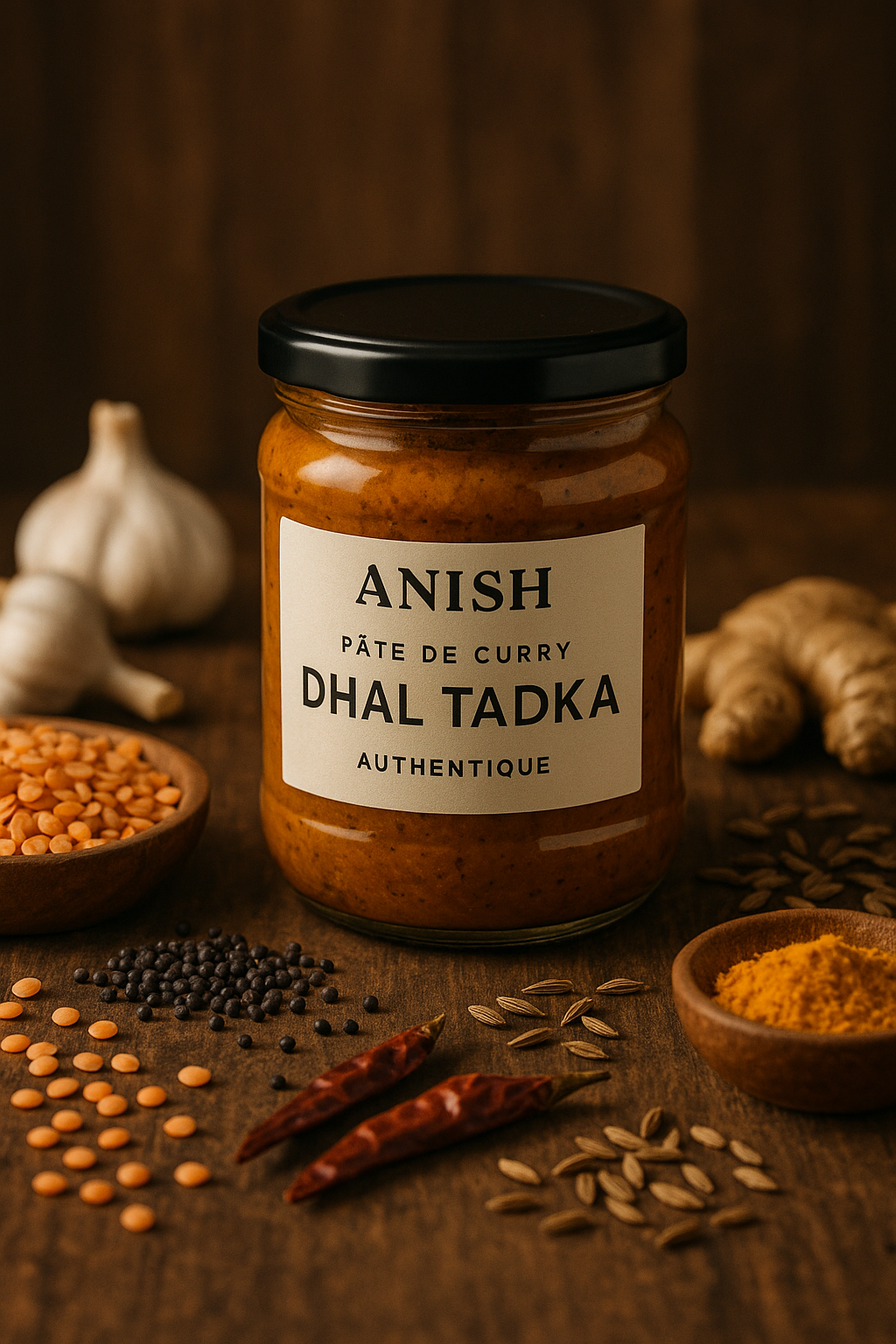 Pâte de Curry Dhal Tadka – ANISH | Saveurs authentiques de l’Inde